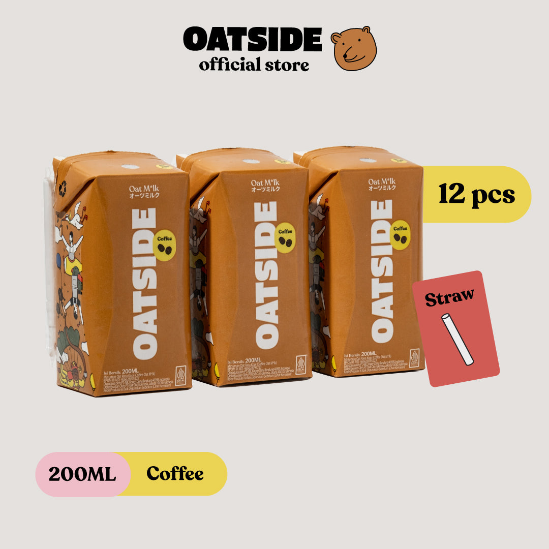 OATSIDE Coffee (12 x 200ml) (Kemasan Sedotan)