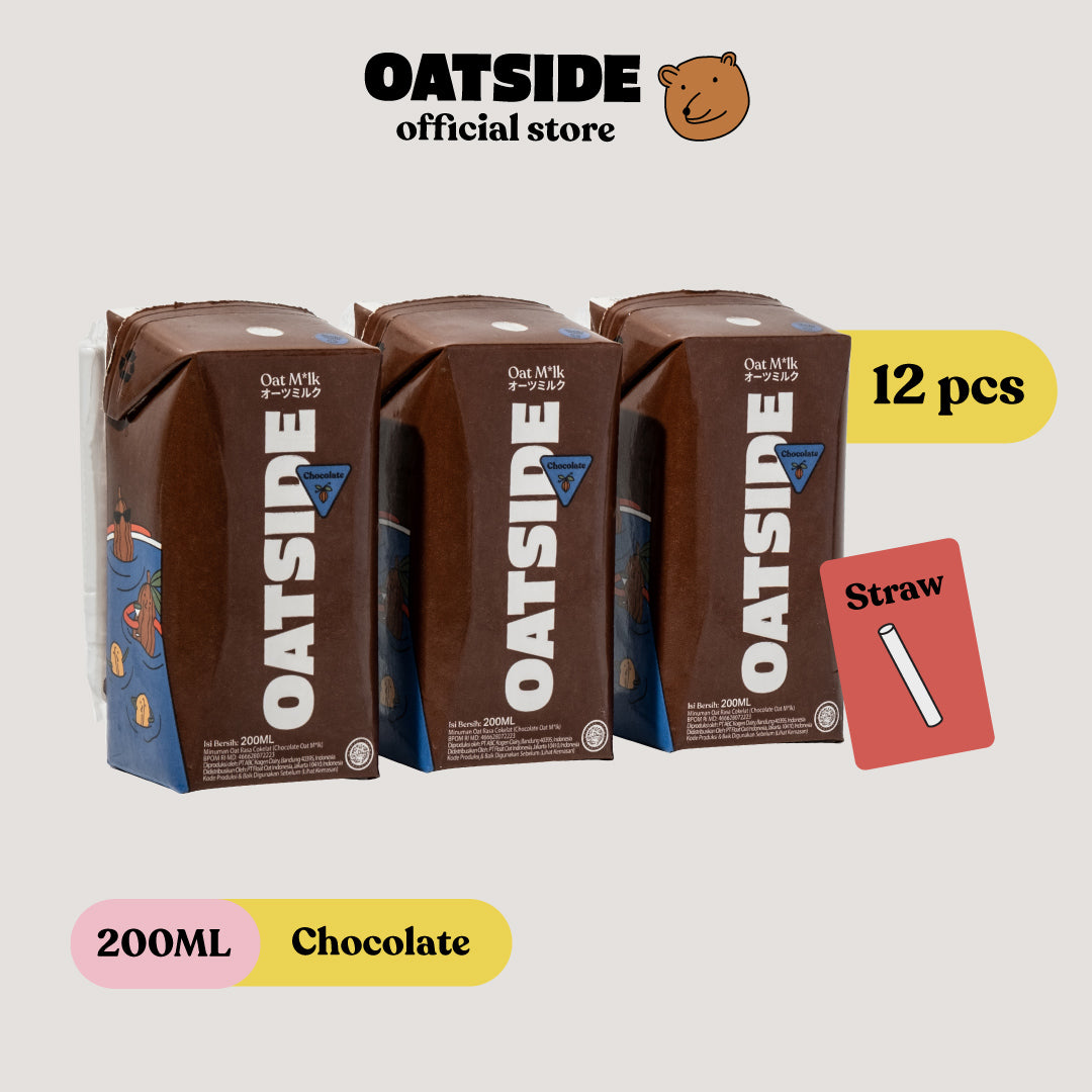 OATSIDE Chocolate (12 x 200ml) (Kemasan Sedotan)