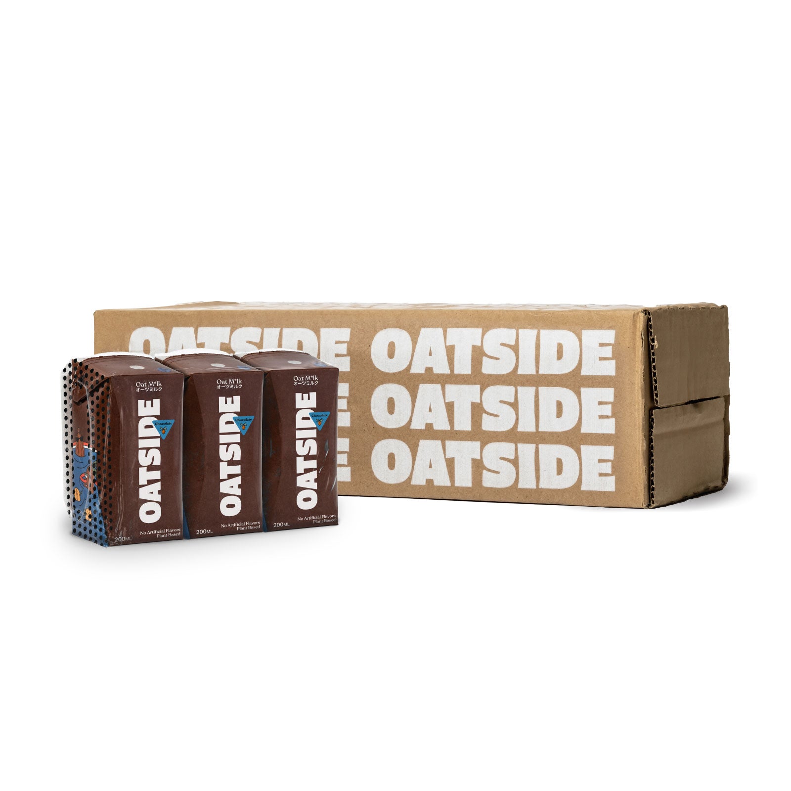 Buy 4 Pay 3 - OATSIDE Chocolate (24 x 200ml) (Straw Packaging)