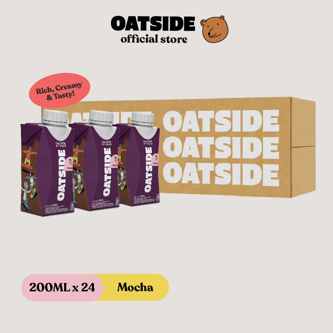 OATSIDE Mocha (24 x 200ml) (Kemasan Tutup Botol)