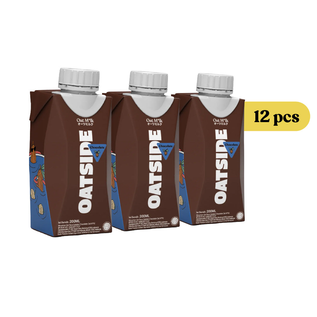 OATSIDE Chocolate (12 x 200ml) (Kemasan Tutup Botol)