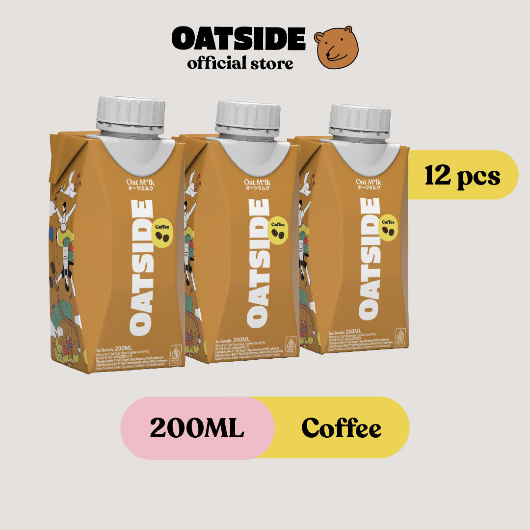 OATSIDE Coffee (12 x 200ml) (Kemasan Tutup Botol)