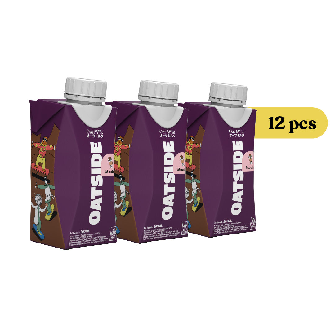 OATSIDE Mocha (12 x 200ml) (Kemasan Tutup Botol)