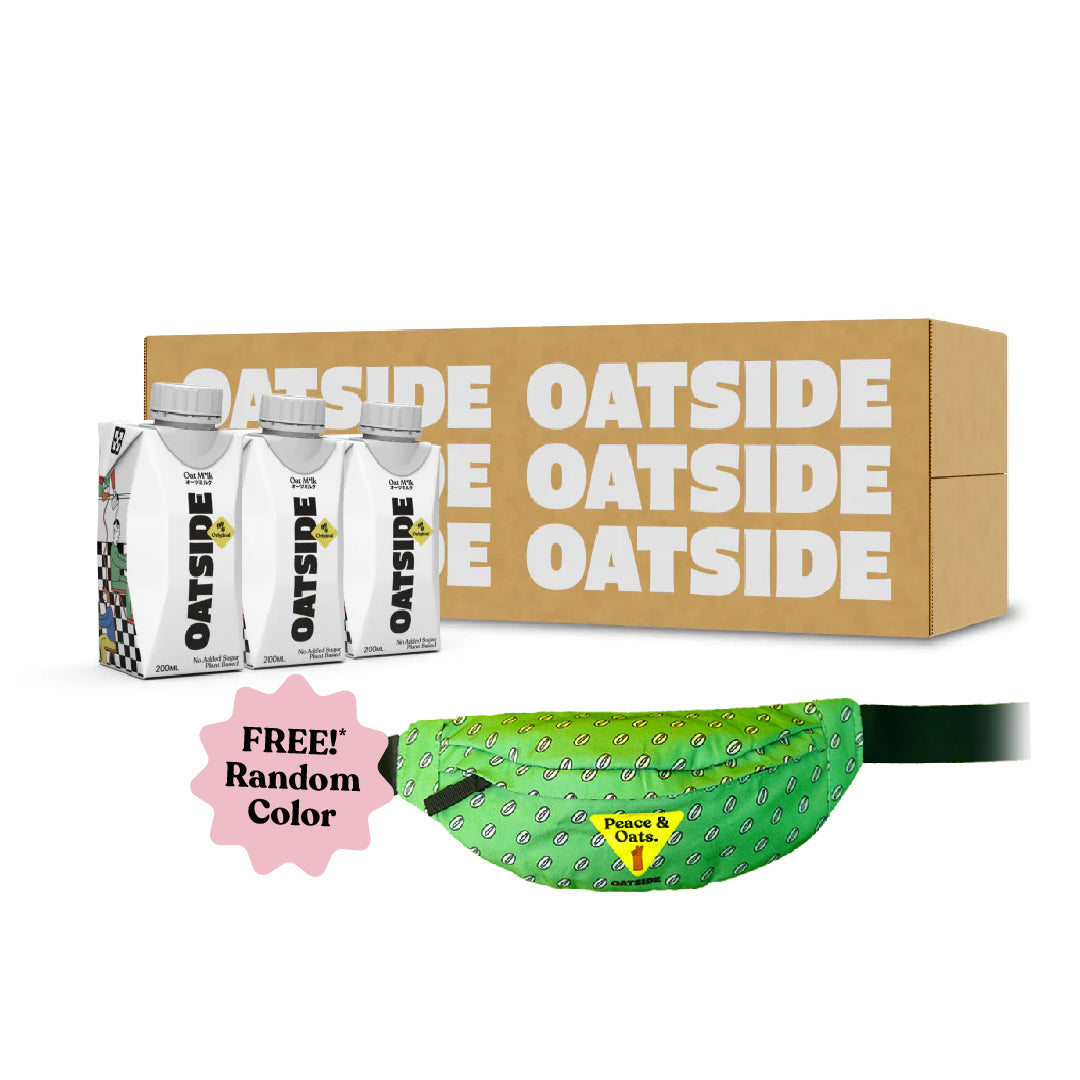 OATSIDE Barista Blend (24 x 200ml)(Bottle Cap Packaging) FREE Waist Bag