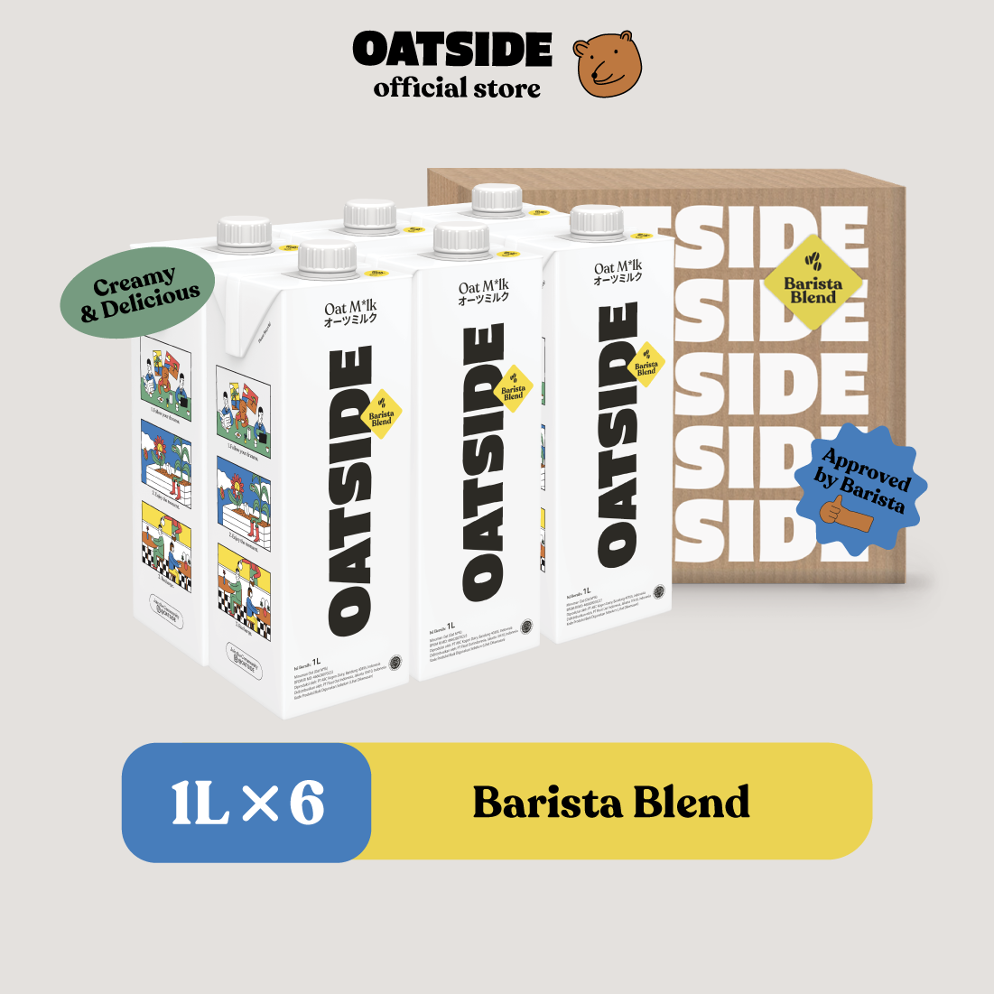 OATSIDE Barista Blend (6 x 1000ml)