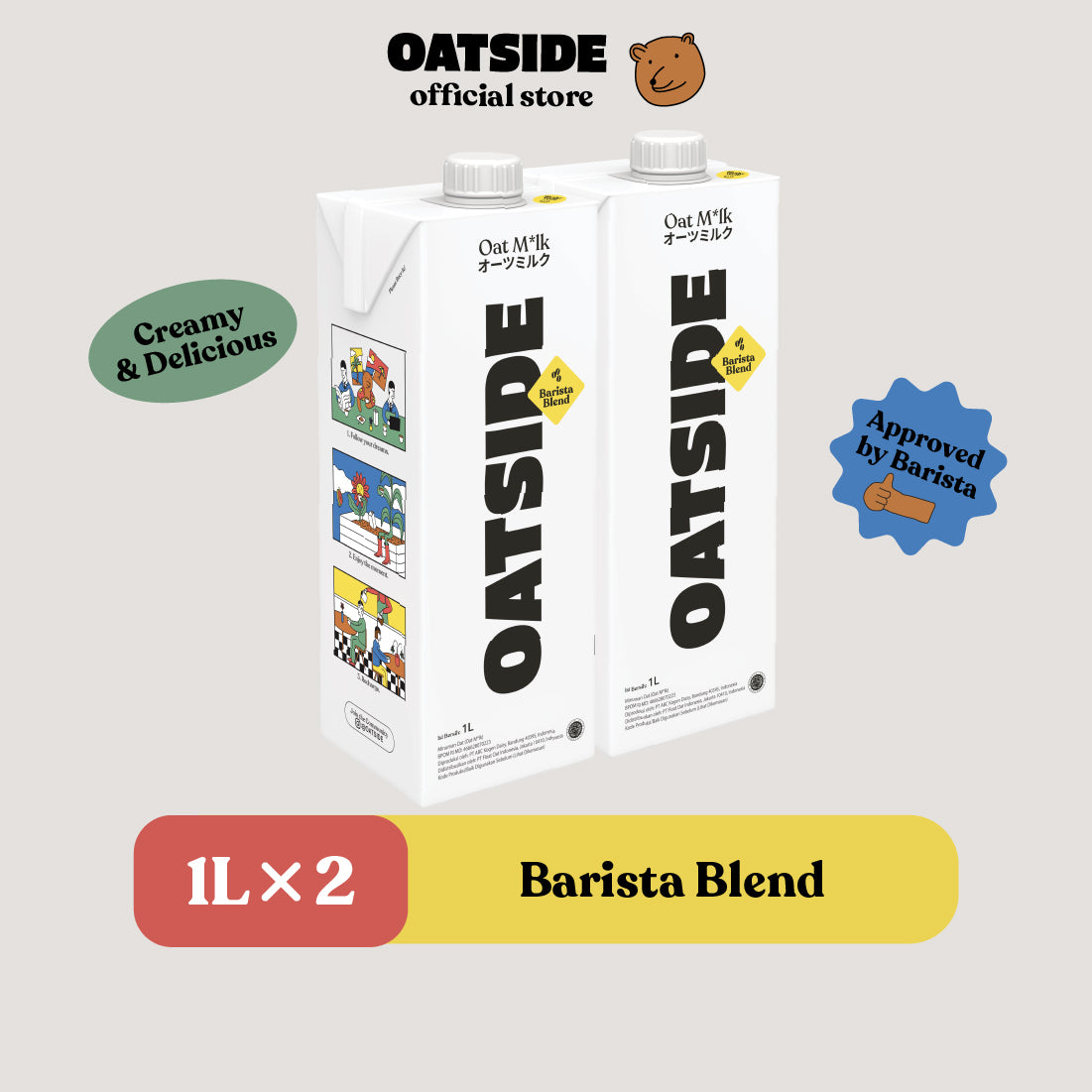 OATSIDE Barista Blend (2 x 1000ml)