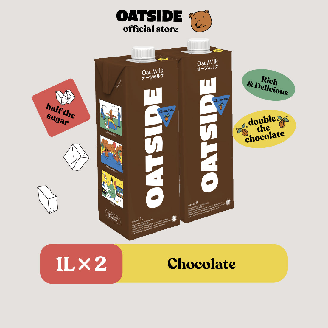 OATSIDE Chocolate (2 x 1000ml)