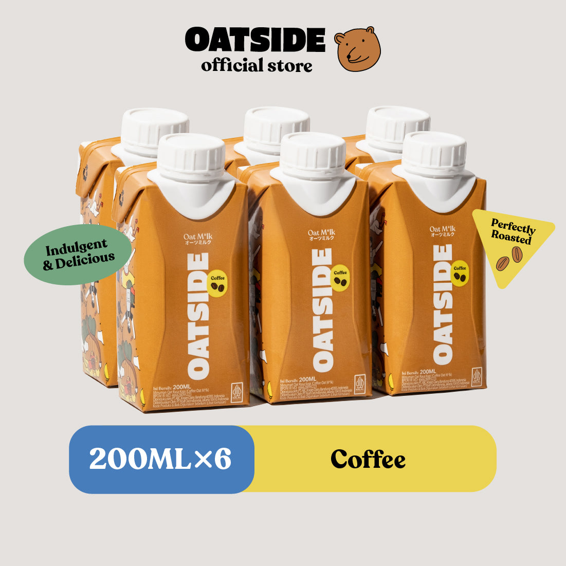 OATSIDE - Mini Oat Milk Coffee 200ml (6pcs) (Cap)